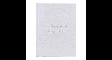 Ginger Ray - Witte embossed wedding planner - Engelstalig