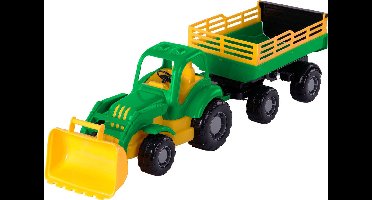 Cavallino Klassieke Tractor met Kiep Aanhangwagen, 66cm