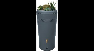 Regenton Azura - 230 liter - Antraciet - Plantenbak