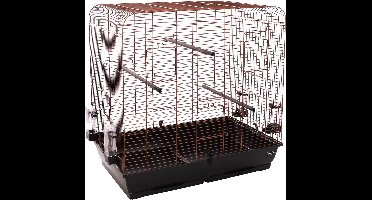 Parkietenkooi Macha Koper Zwart