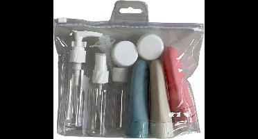 Reisverpakking - lege flesjes - 11 delig