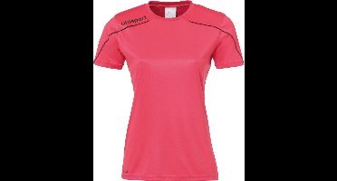 Uhlsport Stream 22 Shirt Korte Mouw Dames - Roze / Zwart | Maat: XS