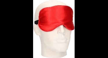 New Age Devi - 2x luxe slaapmasker/ reismasker met zachte vulling rood - Zeer comfortabel - Voor thuis en op reis