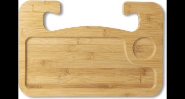 Silvergear Auto Tafel en Dienblad voor Stuur - Bamboe - Auto-organizer