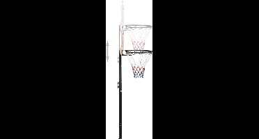 vidaXL Basketbalstandaard 216-250 cm polyetheen wit