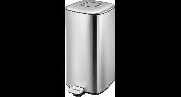 EKO - Regent pedaalemmer 32 liter - Stainless steel Plastic - mat RVS - Prullenbak