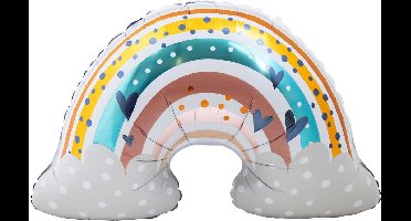 Folat - Folieballon pastel regenboog 68 x 42 cm
