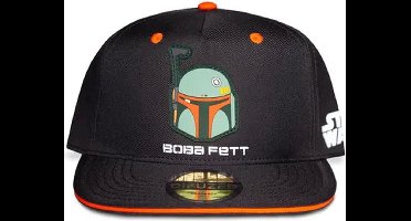 Disney Star Wars - The Mandalorian Boba Fett - Bounty Hunter Snapback pet kinderen - Zwart