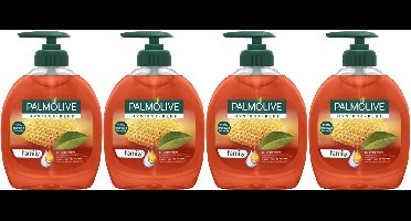 Palmolive Vloeibare Handzeep Pomp Hygiëne Plus 4 x 300 ml Voordeelverpakking