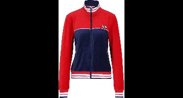 Fila Damen Trainingsjacke Zabiz Track Jacket True Red-Medieval Blue-XL