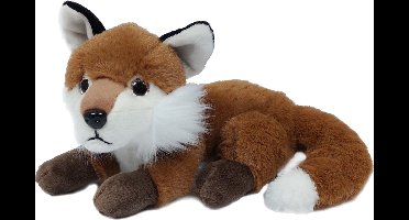Pia Soft Toys Knuffeldier Vos - zachte pluche stof - lichtbruin - premium kwaliteit knuffels - 16 cm - Vossen