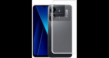 Just in Case hoesje geschikt voor Xiaomi Poco C65 Hoesje Siliconen - Flexibele Case - Transparant