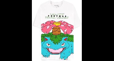 Pokémon - Venusaur Dames T-shirt - L - Wit