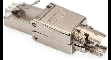 Digitus DN-93634 CAT 6A-veldstekker, RJ45, afgeschermd, AWG 22-27, montageaansluiting zonder gereedschap DN-93634 Stekk