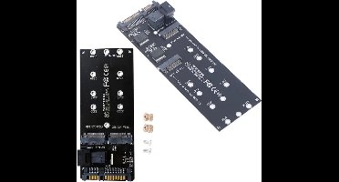 Togadget® - M.2 - SAS naar Sata adapter - 22pin SFF-8643 Om M.2 U2 Kit Ngff M-Om Slimline Sas Nvme Pcie Ssd Sata ssd Adapter