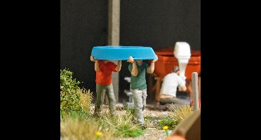 Busch - 1/87 A-SET: BOOT TRAGEN H0 (2/24) * - modelbouwsets, hobbybouwspeelgoed voor kinderen, modelverf en accessoires