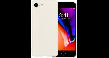 Hoesje - Geschikt voor Apple iPhone 8 - Sterk & Shockproof - Hoes Cover - Siliconen Case - Wit