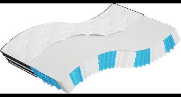 vidaXL - Pocketveringmatras - middelhard - 120x200 - cm