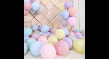 *** Ballonnen Pastelkleuren Effen - Pastel 10 stuks - Baby Shower - Kraamfeest - Verjaardag - Geboorte - Fotoshoot - Wedding - Marriage - Birthday - Party - Feest - Huwelijk -van Heble® ***
