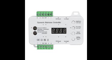 Dynamische trapverlichting set Basic 50 cm met profiel voor max. 16 treden - 12 programma's - Instelbare snelheid en lichtsterkte - Warm wit licht