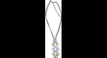 Ketting met goud-zilveren hanger