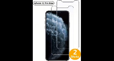 Livano Telefoon Glasplaatje - Beschermglas - Glaasje - Screen Protector - Screenprotector - Extra Sterk - Shockproof - Premium Protection - Geschikt Voor Iphone 12 Pro Max