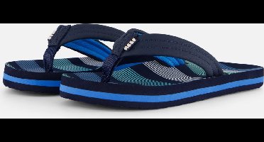 Reef Kids Ahideep Sea Stripes Jongens Slippers - Blauw - Maat 37