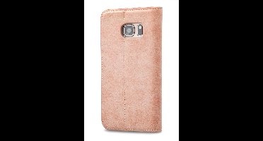 Mobilize Telefoonhoesje geschikt voor Samsung Galaxy S7 Hoesje | Mobilize Premium Gelly Bookcase Portemonnee | Pasjeshouder voor 1 Pasje | Telefoonhoesje voor Pinpas / OV Kaart / Rijbewijs - Soft Pink | Roze