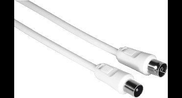 Hama 00205029 coax-kabel 3 m Coaxiaal Wit