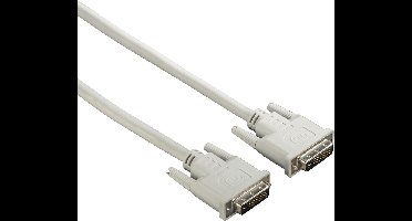 Hama 00200931 DVI kabel 1,5 m DVI-D Grijs
