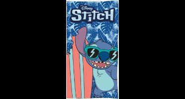 Lilo & Stitch Surfplank Strandlaken - 140 x 70 cm. - STITCH handdoek - blauw