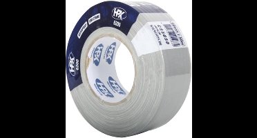 Professionele linnen tape - 50mm x 50m - zilverkleurig