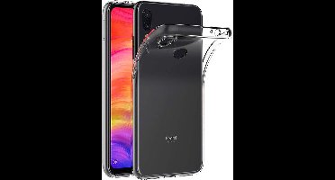 Hoesje voor Xiaomi Redmi Note 7 backcover Shockproof siliconen Transparant