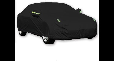 Autohoes 190T, zwart, krasbestendig, stofbestendig en UV-bestendig, afmetingen 530x200x150 cm