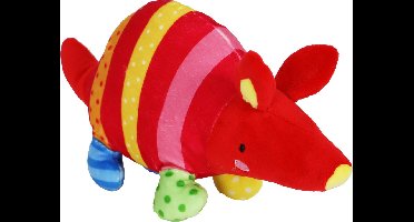 Boon Hondenspeelgoed Gordeldier Pluche Multicolor+Piep Eco 26cm