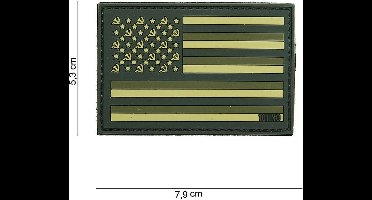 101 Inc Embleem 3D Pvc Sovjet Groen  14021