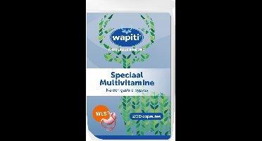 Wapiti Speciaal Multivitamine: de benodigde vitamines en mineralen na een Gastric Bypass / maagverkleining / WLS - 200 capsules