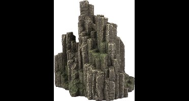 Aqua Della - Aquariumdecoratie - Vissen - Lava Crack Rots S - 12,4x8,2x11cm Grijs - 1st