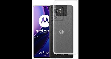 Just in Case hoesje geschikt voor Motorola Edge 40 Hoesje Siliconen - Flexibele Case - Transparant