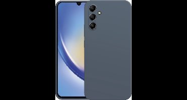 Just in Case hoesje geschikt voor Samsung Galaxy A34 Hoesje - Color Backcover - Blauw