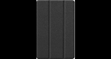 Just in Case tablet Hoes geschikt voor Realme Pad - TriFold Bookcase - Zwart