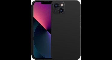 Just in Case hoesje geschikt voor iPhone 13 Hoesje - Color Backcover - Zwart