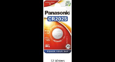 Panasonic Lithium CR2025 - 12 stuks
