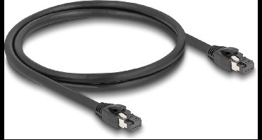 RJ45 Netzwerkkabel Cat.8.1 S/FTP 1 m bis 40 Gbps schwarz - Network - CAT 8