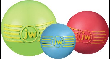 JW Isqueak Ball - ø 5 cm - Hondenspeelgoed - Hondenbal - Met pieper - Small - Meerkleurig