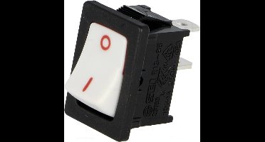 Schakelaar - ON/OFF - 250V - 10A - Wit