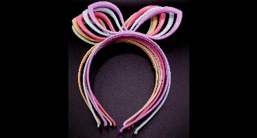 Diademen met strik oren set van 6 stuks. - kinderfeestje - verjaardag