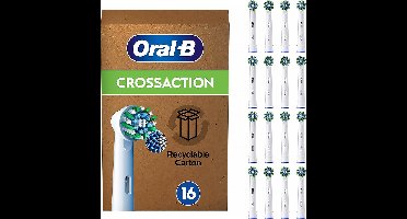 Oral-B Pro Cross Action - Opzetborstels - Met CleanMaximiser Technologie - 16 Stuks