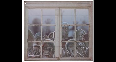 ESPA - Zombie raamdecoratie 80 x 90 cm