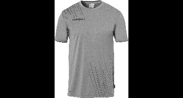 Uhlsport Score 26 Voetbalset Korte Mouw Kinderen - Donkergrijs Gemeleerd / Zwart | Maat: 128